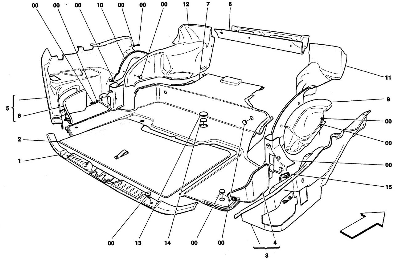 LUGGAGE COMPARTMENT MATS-1