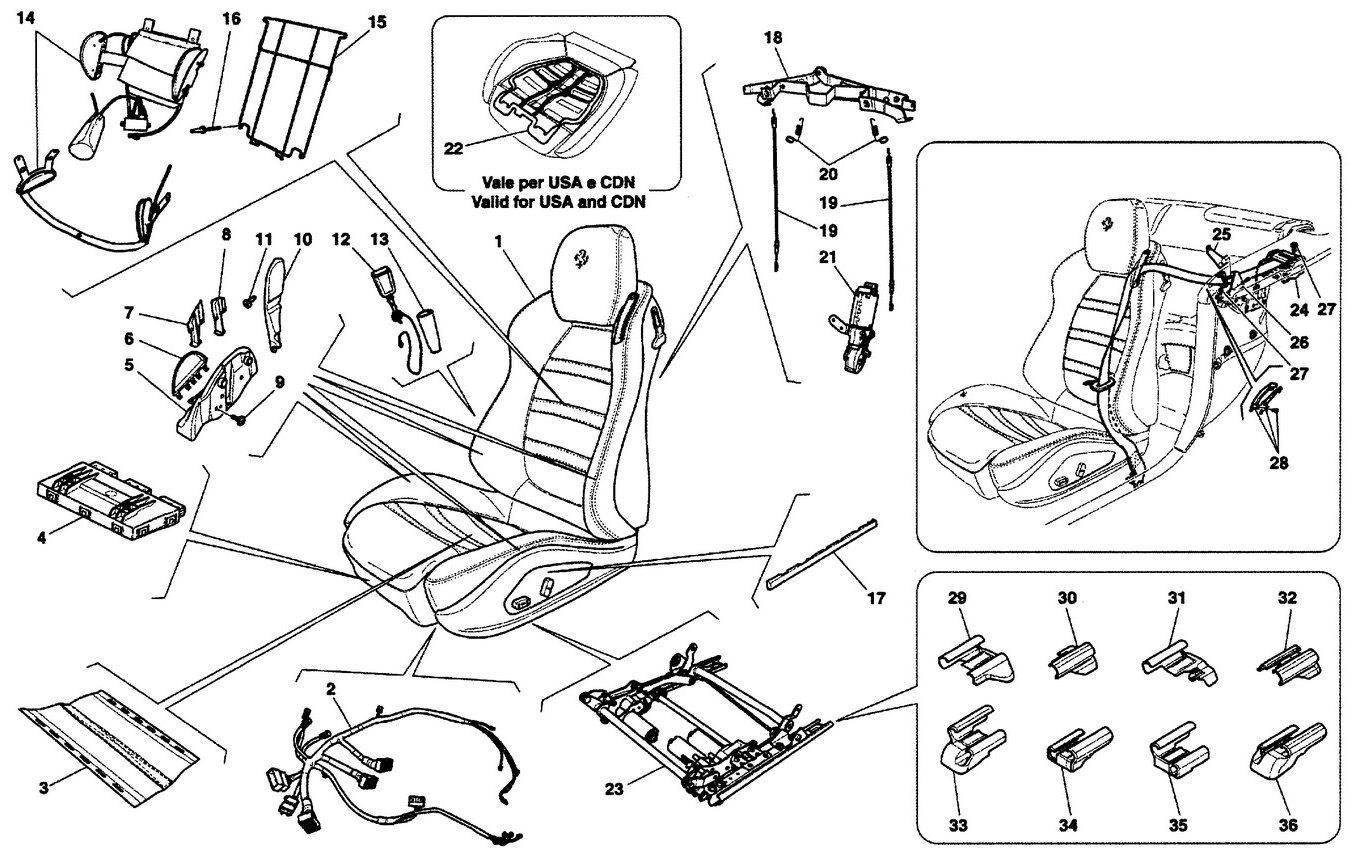 FRONT SEAT - SAFETY BELTS