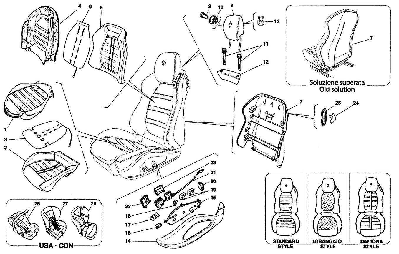 FRONT SEAT - COVERINGS AND ACCESSORIES