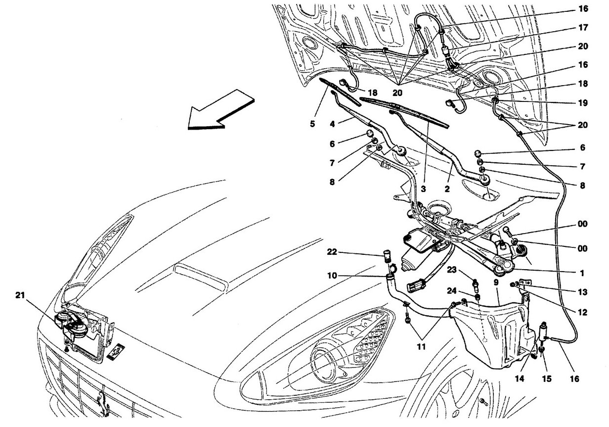 WINDSCREEN WIPER, WINDSCREEN WASHER AND 