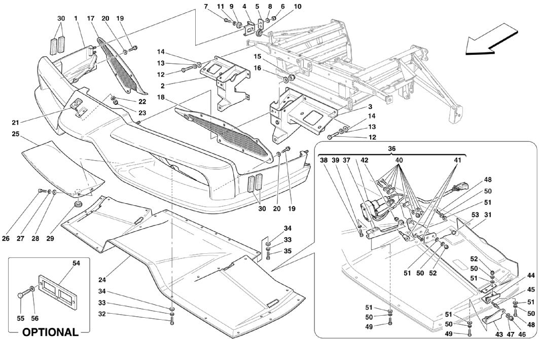 FRONT BUMPER AND FLAT FLOOR PAN