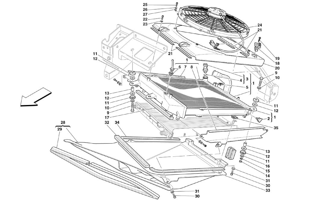 COOLING SYSTEM RADIATORS