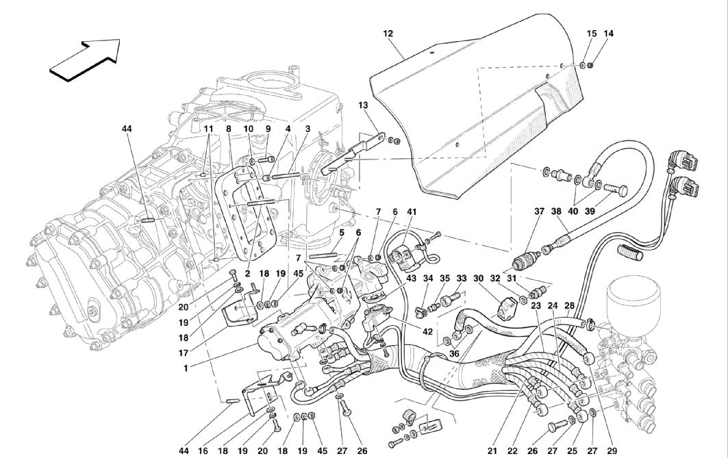 F1 CLUTCH HYDRAULIC CONTROL