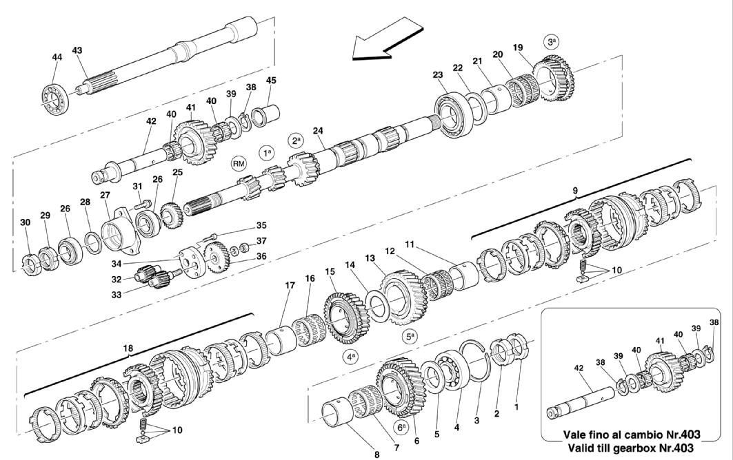 MAIN SHAFT GEARS