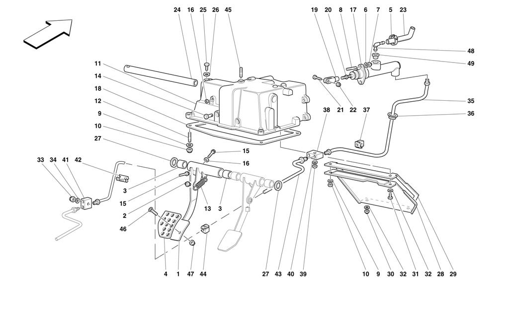 CLUTCH RELEASE CONTROL -VALID FOR RHD