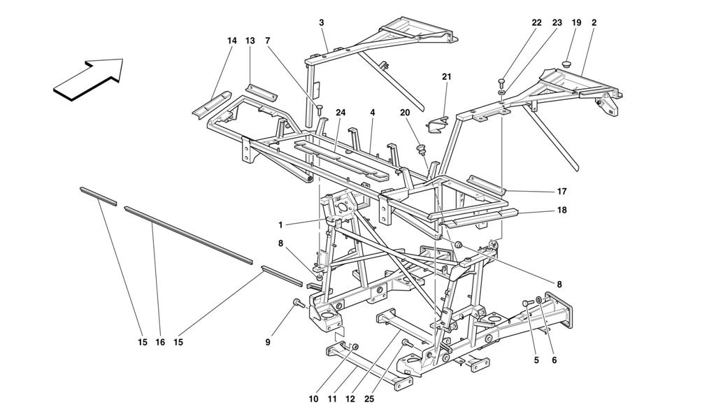 FRAME - REAR PART ELEMENTS