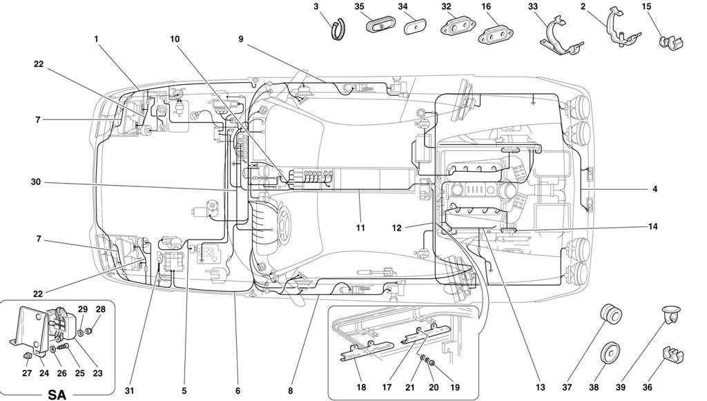 ELECTRICAL SYSTEM -NOT FOR ABS BOSCH AND 355 F1 CARS-