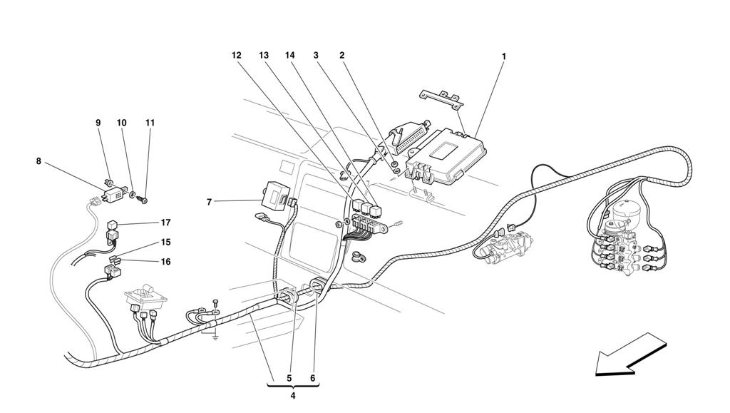 ELECTRONIC GEARBOX CONTROL -VALID FOR 355 F1 CARS-