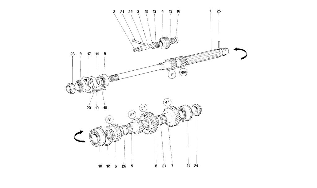 MAIN SHAFT GEARS