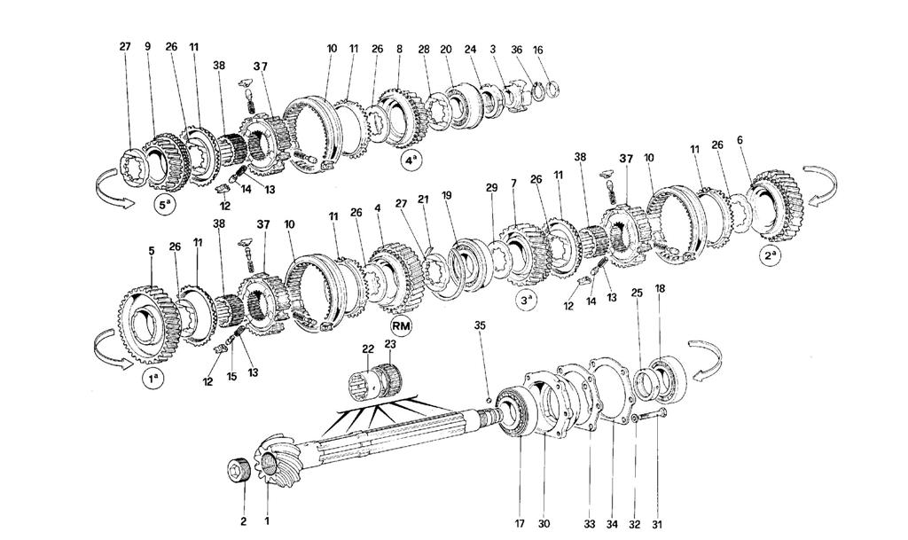 LAY SHAFT GEARS