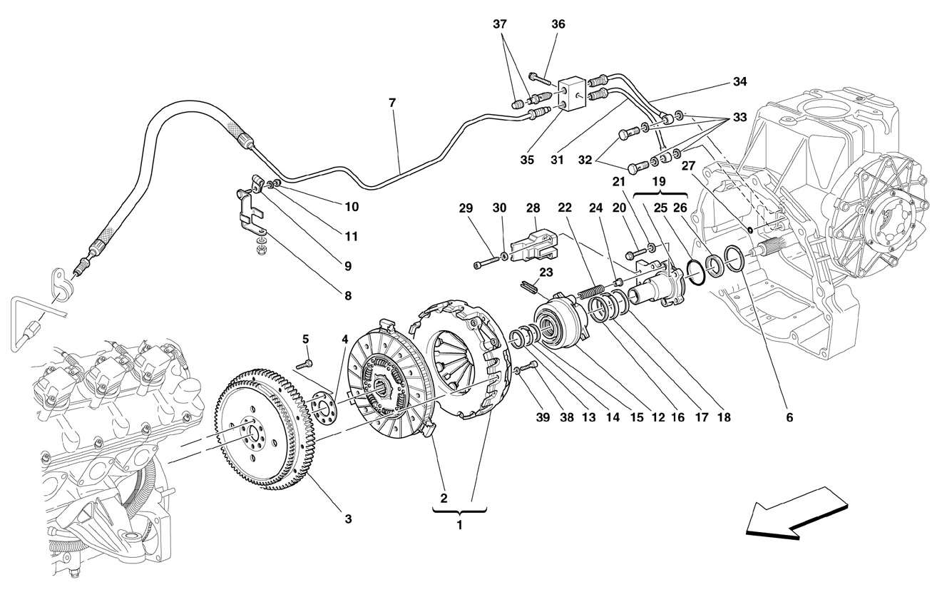  CLUTCH AND CONTROLS -Not for F1 -