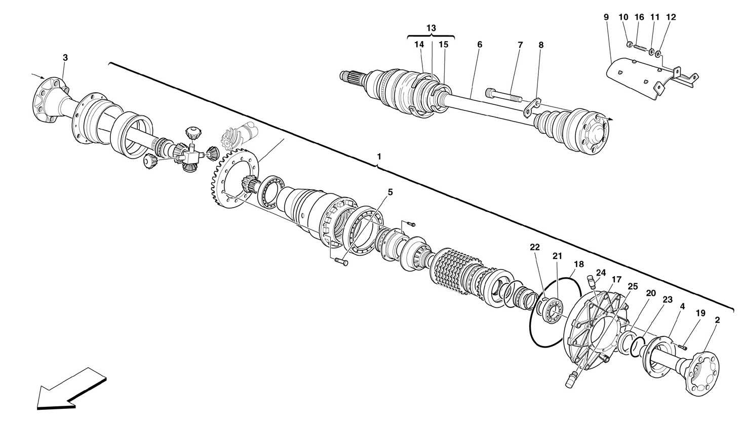  DIFFERENTIAL AND AXLE SHAFT