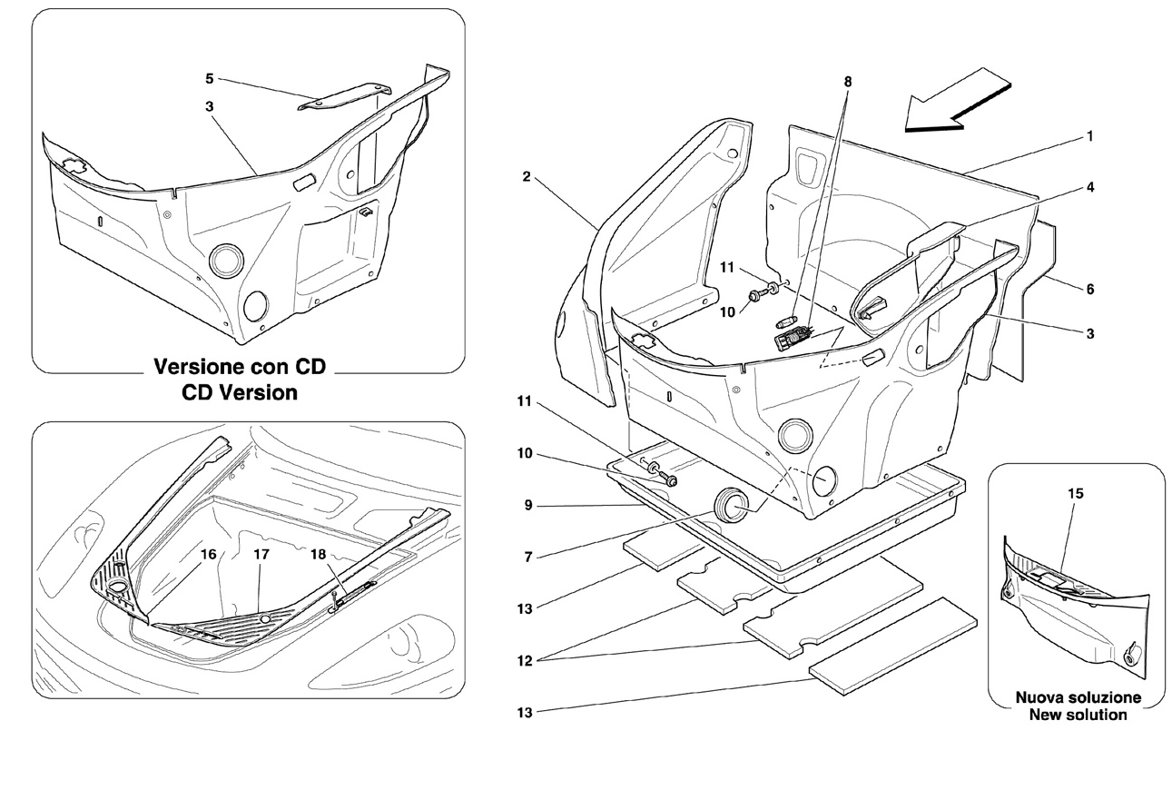  FRONT COMPARTMENT TRIMS