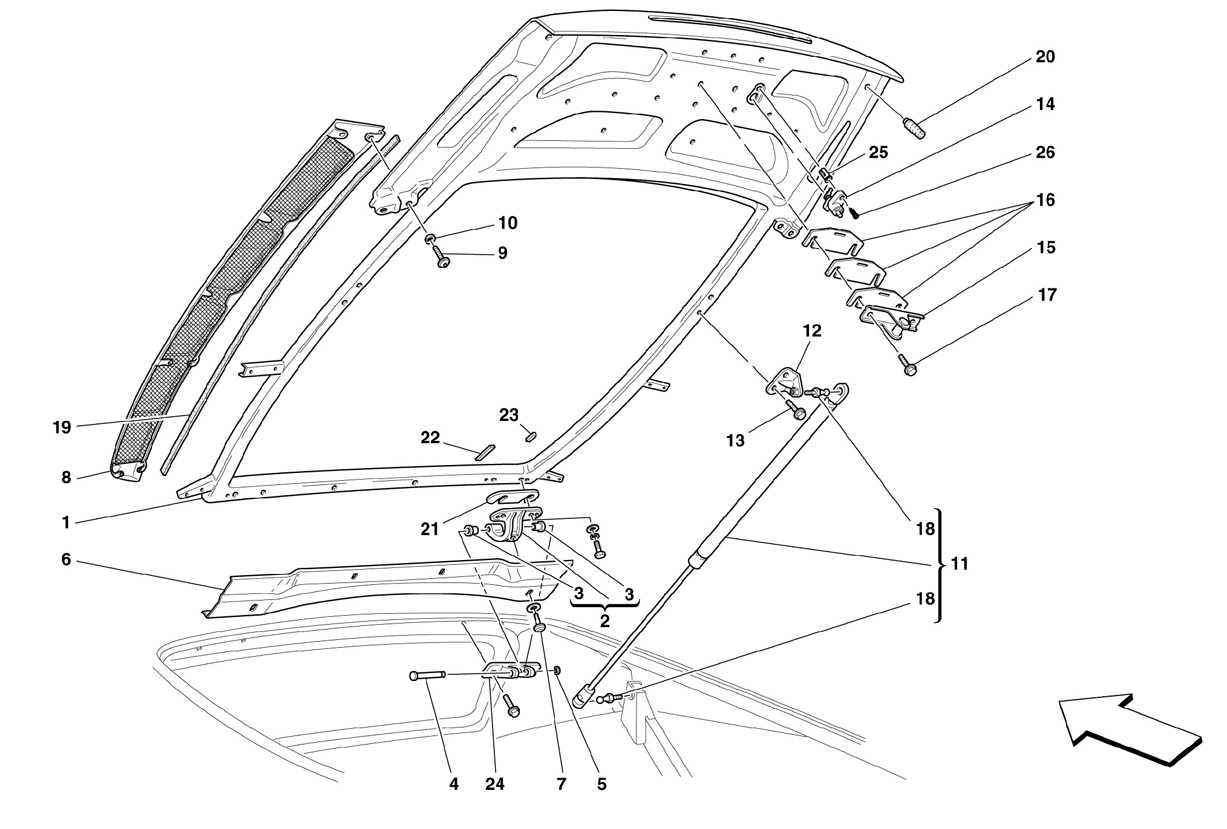 ENGINE BONNET