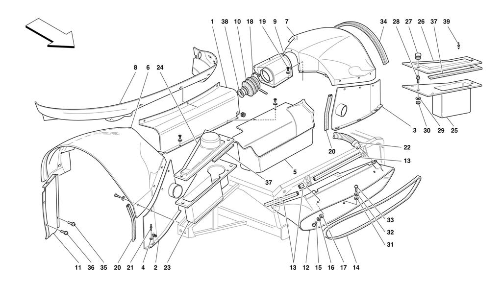 BODY - OUTER ELEMENTS - FRONT PART