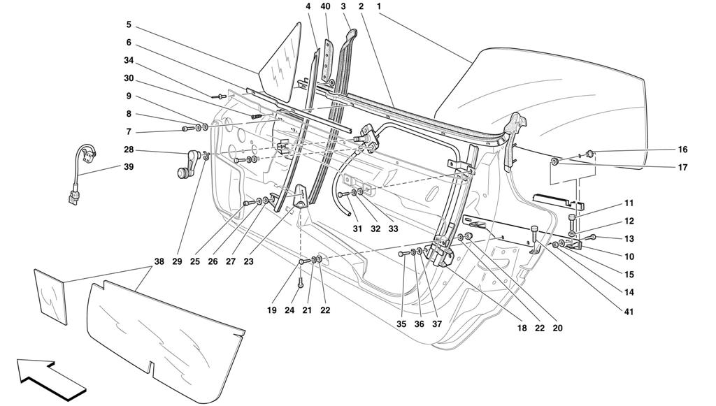 DOORS - GLASS LIFTING DEVICE