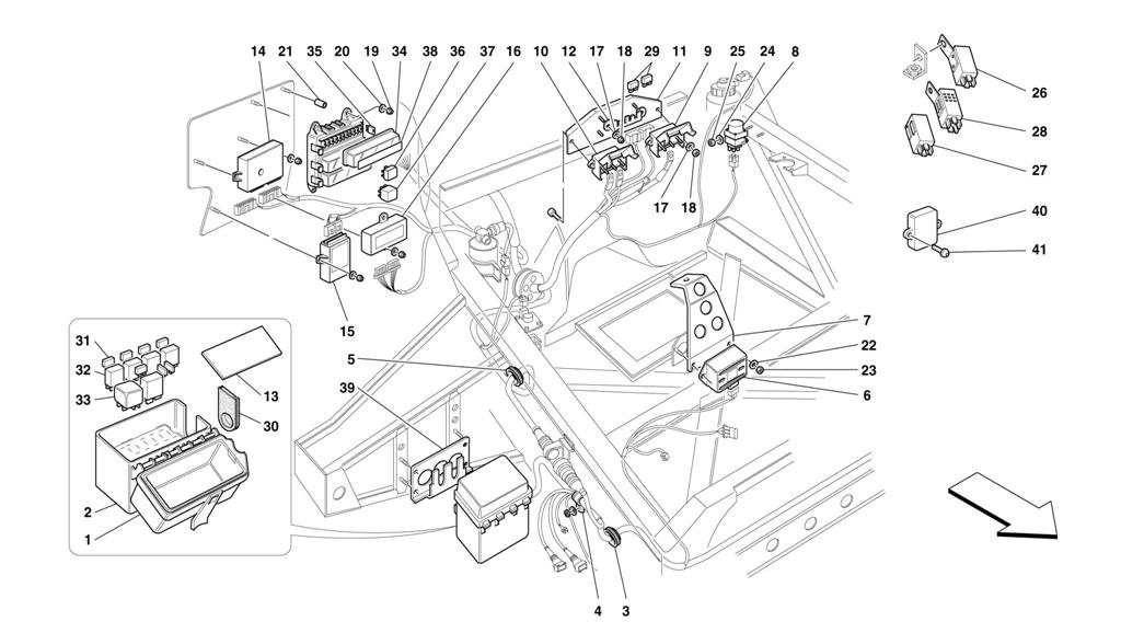 ELECTRICAL DEVICES - FRONT PART/PASSENGERS COMPARTMENT ELECTRICAL BOARDS