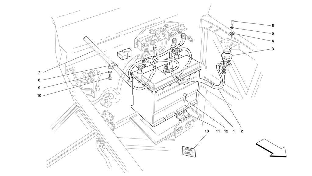 BATTERY AND CABLES