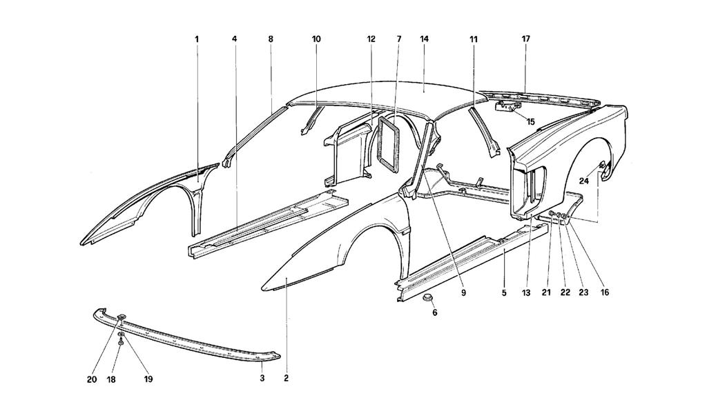 BODY - EXTERNAL COMPONENTS