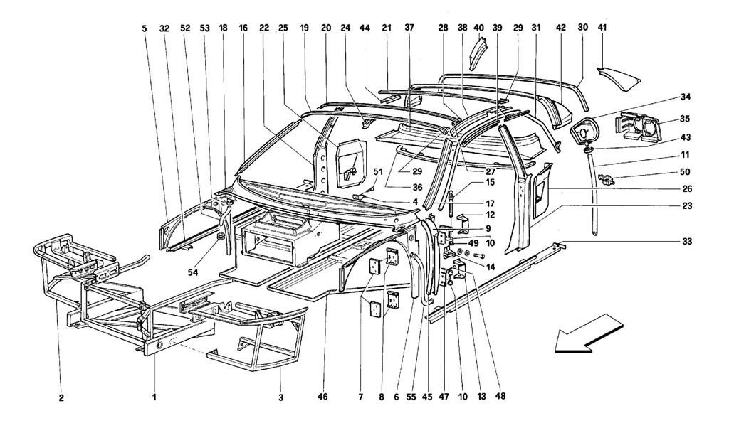BODY - INTERNAL COMPONENTS
