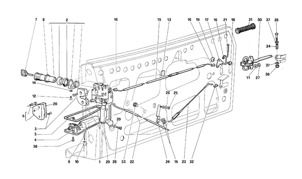 DOOR - LOCKING DEVICE