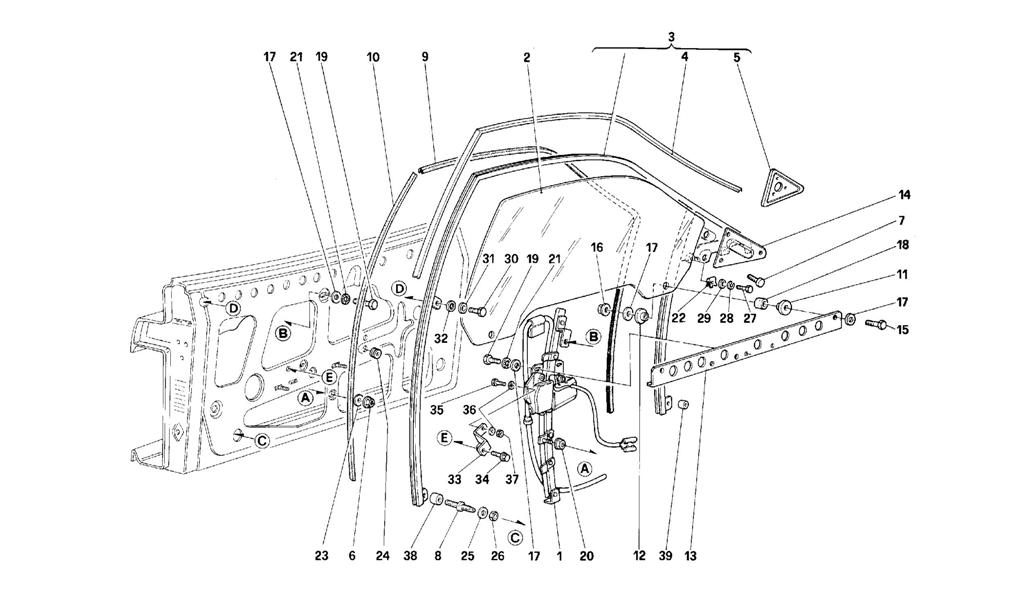 DOOR - POWER WINDOW