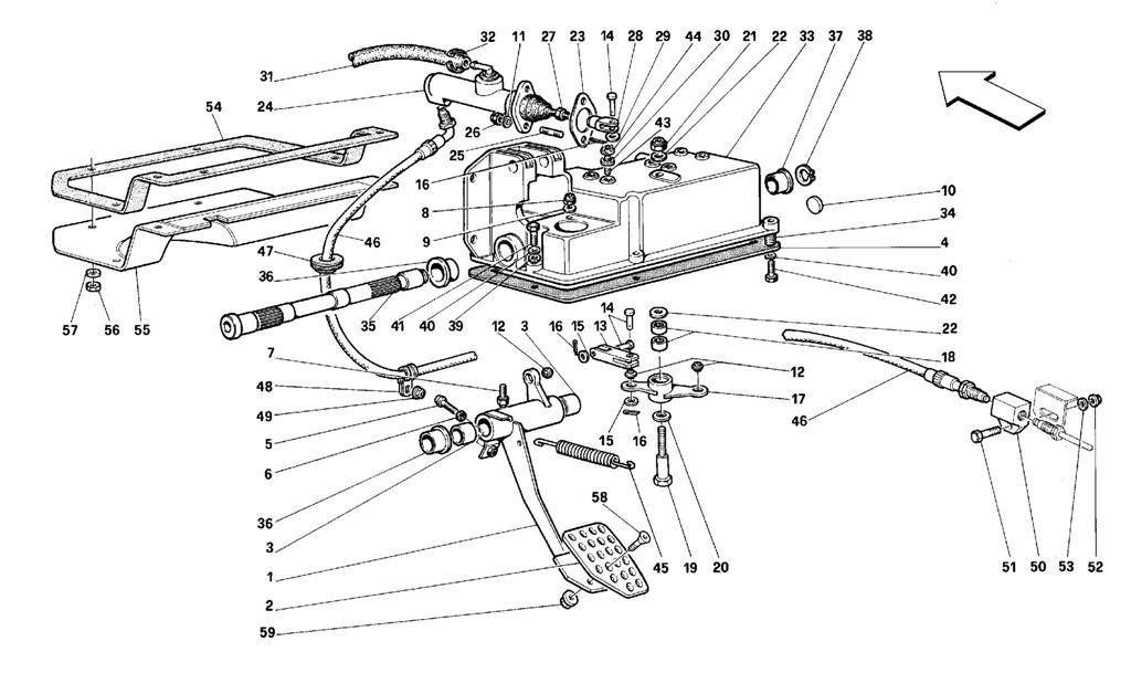 CLUTCH RELEASE CONTROL -NOT FOR RHD-