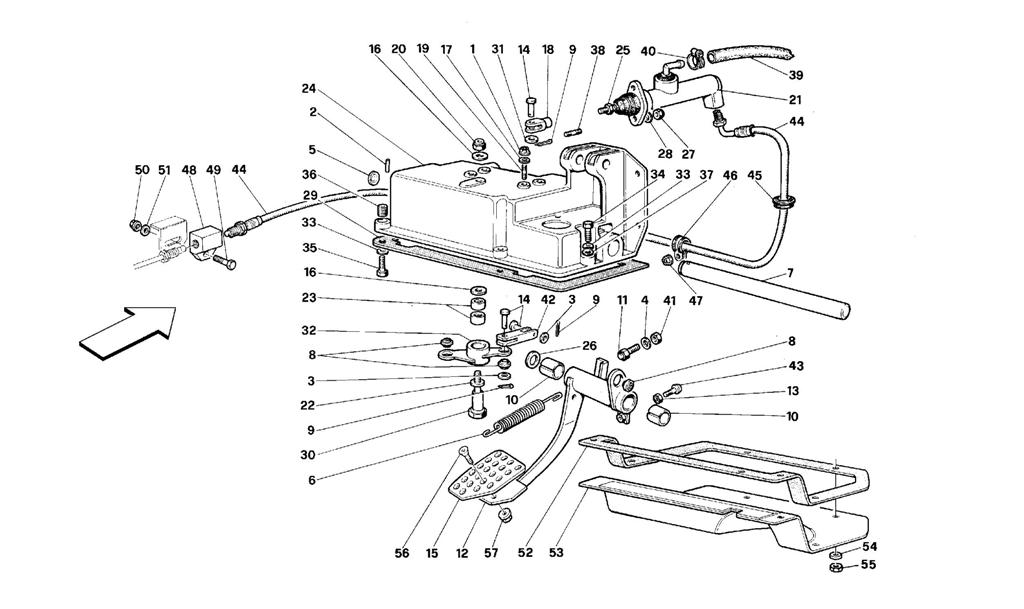 CLUTCH RELEASE CONTROL -VALID FOR RHD-