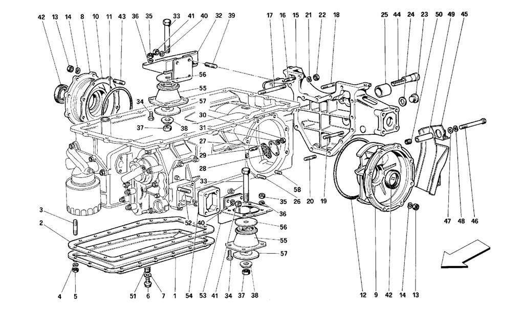 GEARBOX - MOUNTING AND COVERS