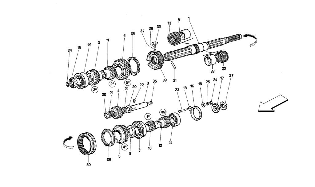 MAIN SHAFT GEARS