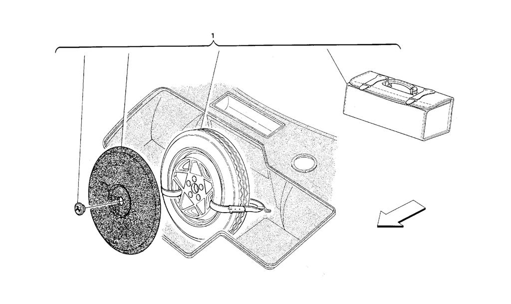 SPARE WHEEL AND EQUIPMENT - OPTIONAL