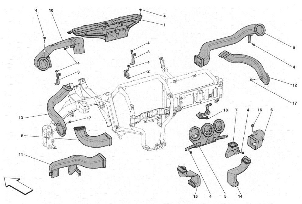 DASHBOARD AIR DUCTS