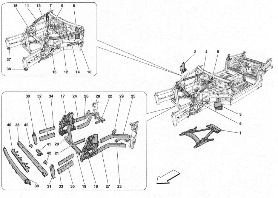 FRONT STRUCTURAL ELEMENTS