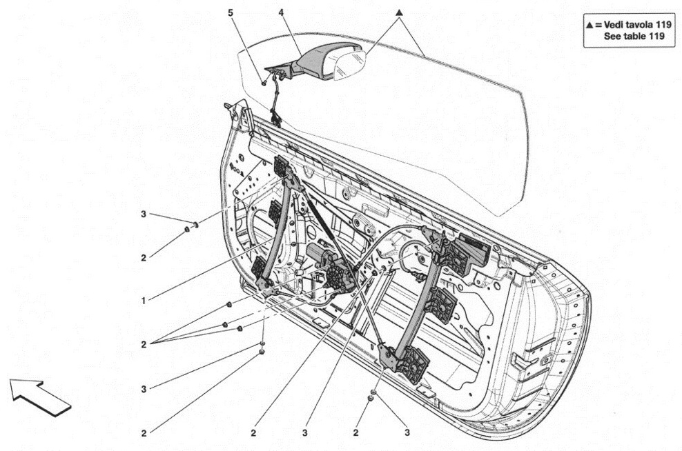 DOORS - POWER WINDOWS AND REAR-VIEW MIRROR