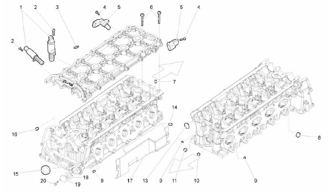 RIGHT CYLINDER HEAD