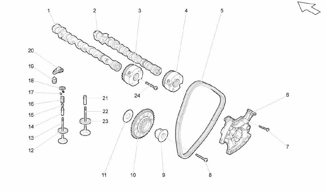 RIGHT HEAD TIMING SYSTEM