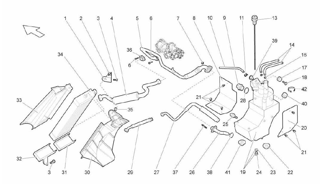 OIL SYSTEM RADIATOR