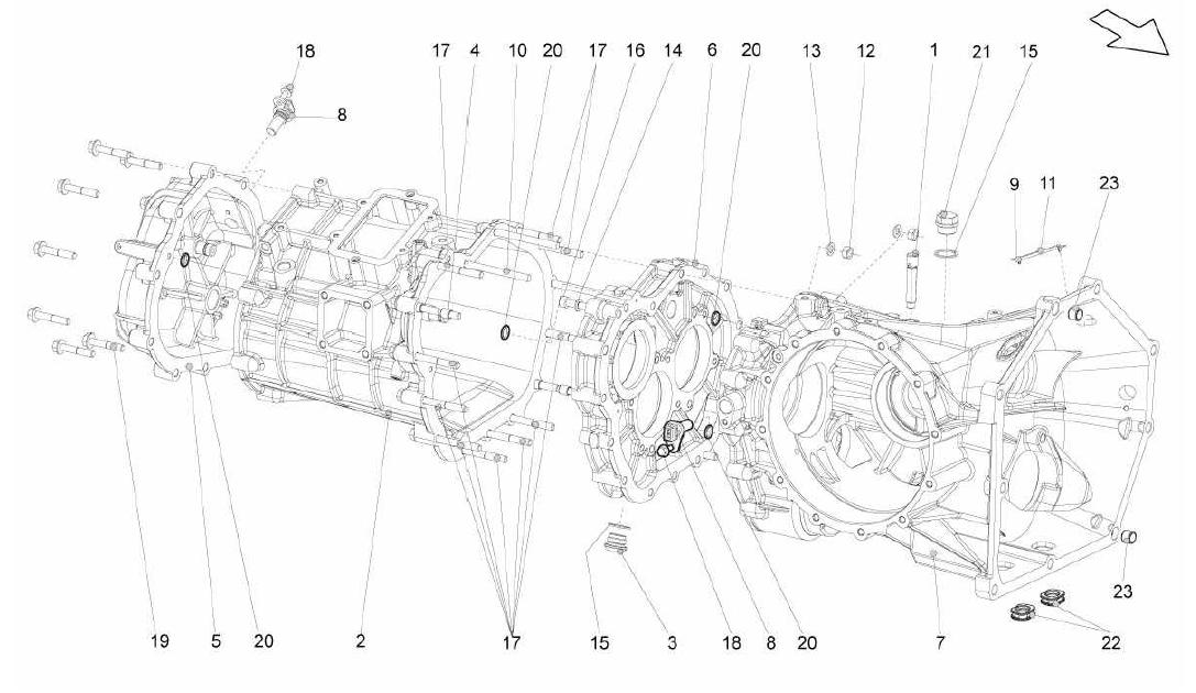 GEARBOX / REAR DIFFERENTIAL CASE
