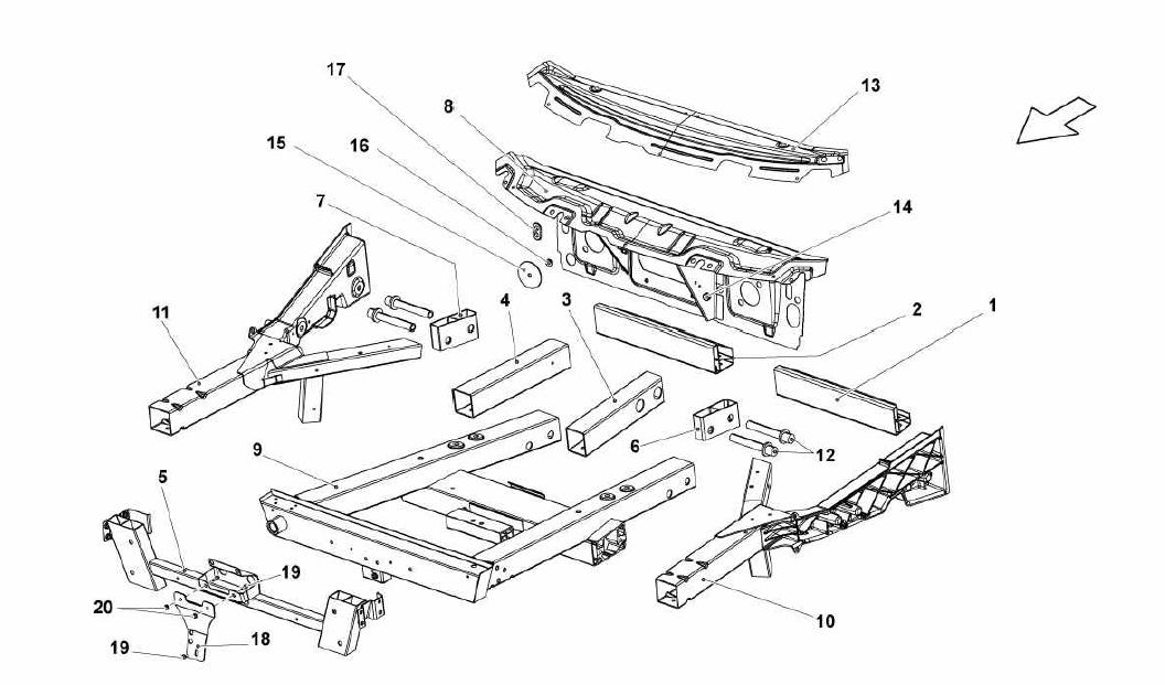 FRONT FRAME ELEMENTS