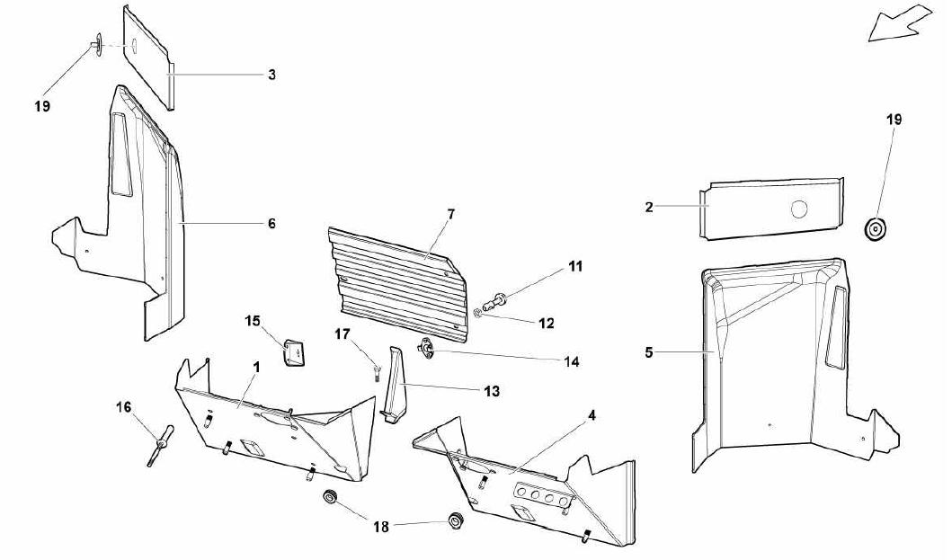 CENTER FRAME ELEMENTS