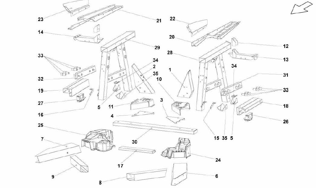 REAR FRAME ELEMENTS