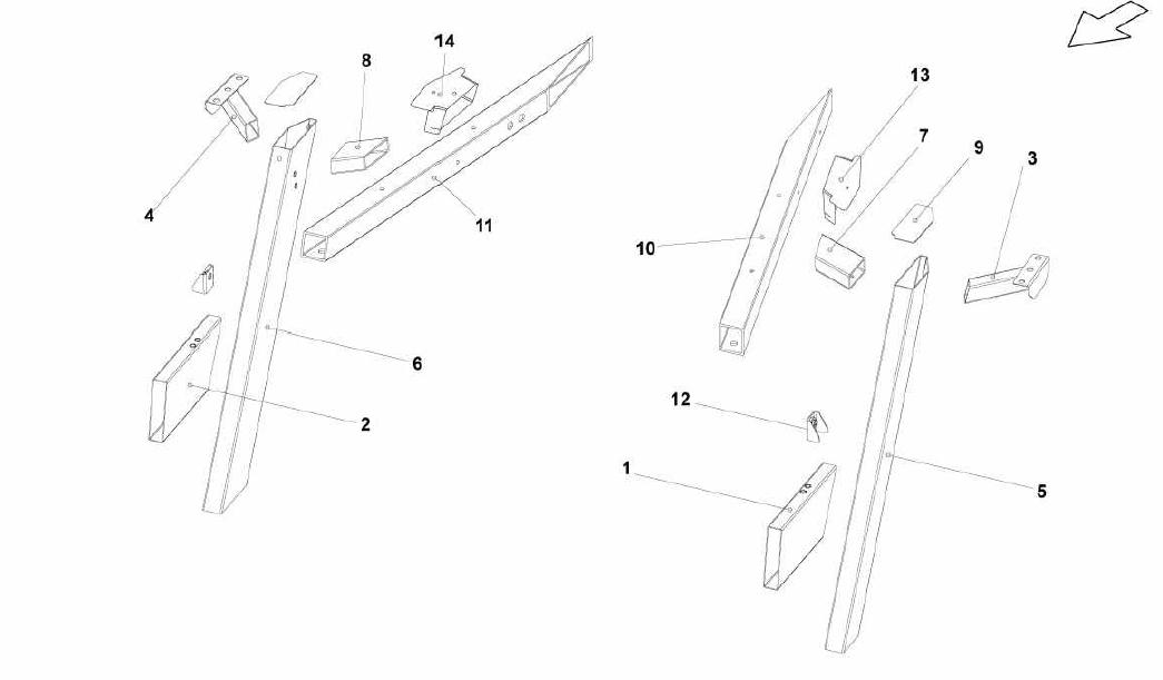REAR FRAME ELEMENTS