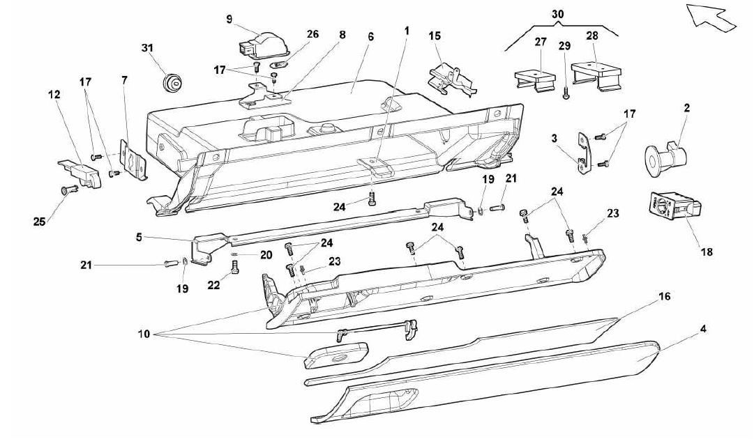 PASSENGER SIDE DRAWER