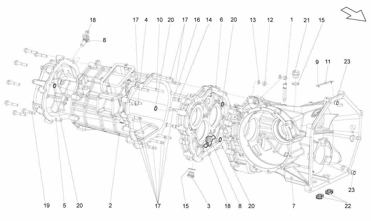 GEARBOX / REAR DIFFERENTIAL CASE