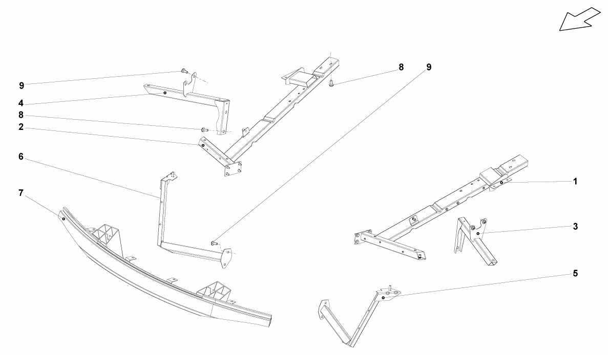 FRONT FRAME ATTACHMENTS