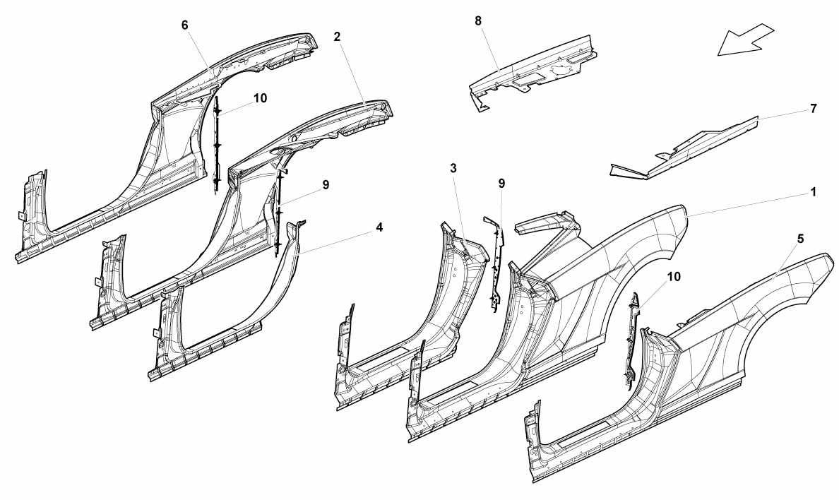 LATERAL FRAME ATTACHMENTS