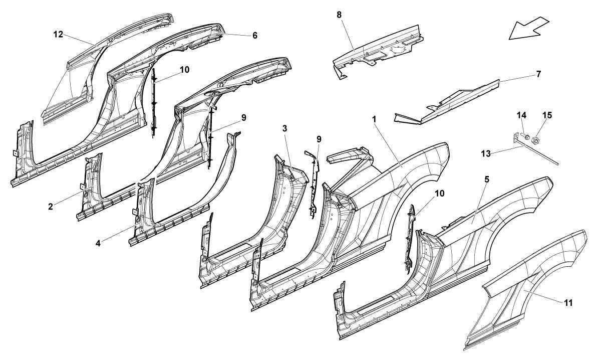 LATERAL FRAME ATTACHMENTS