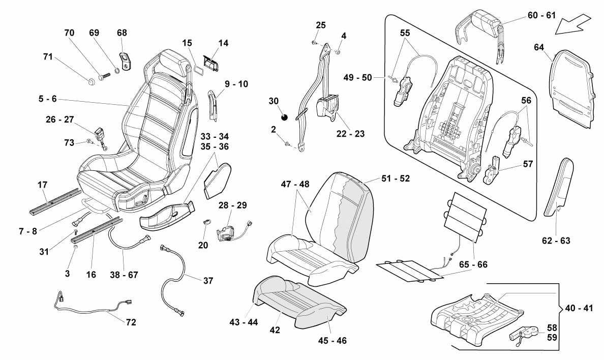 SEATS AND SAFETY BELTS