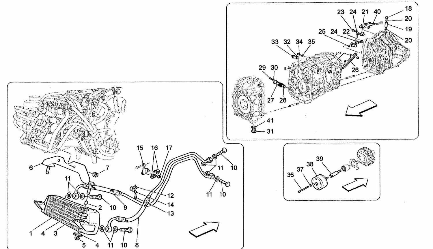 LUBRICATION AND GEARBOX OIL COOLING