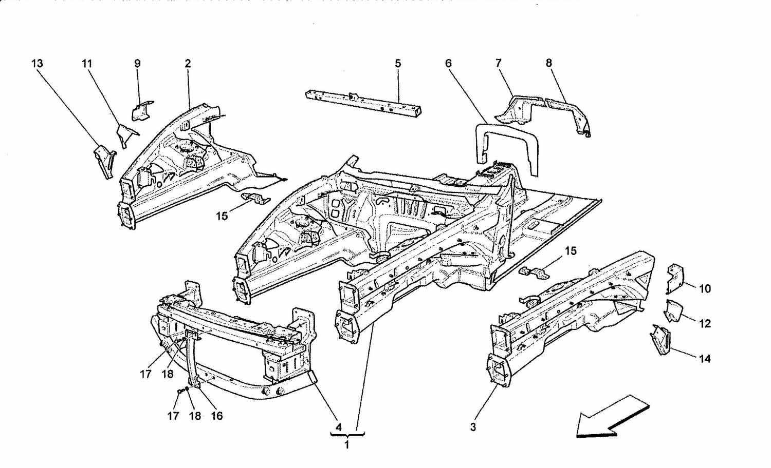 FRONT STRUCTURAL FRAME